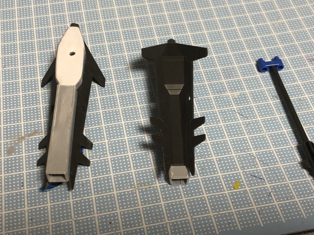 メイスはプラ板で面を塞いでバーナー風に追加しました(≧▽≦)ゞ