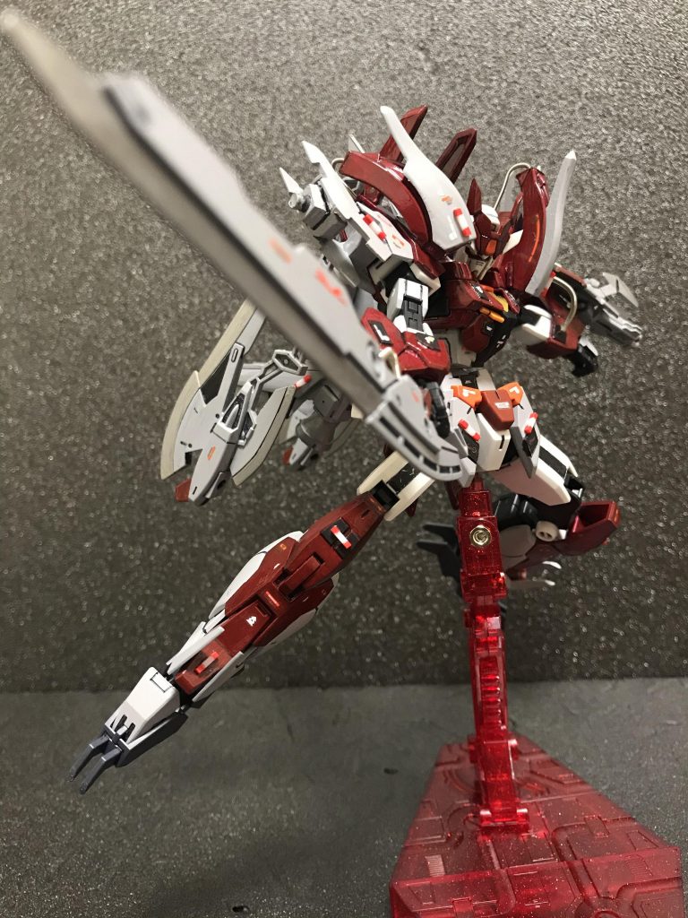 ピント合ってないやないか！！
マーズフォーなのでメイン武装は大剣
グレー塗って刃の部分のみシルバー