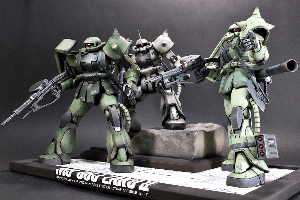 ザク小隊–2枚目/制作者：matever1.5 まてや