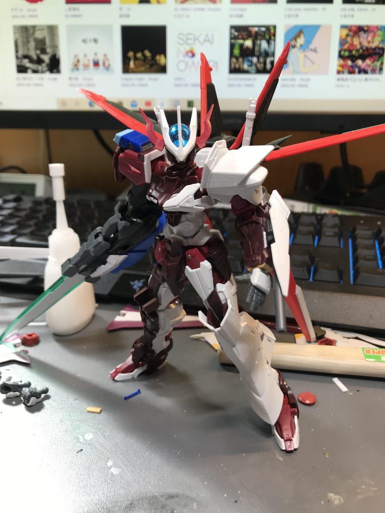 バックパックが気に入らずRGインパルスに変更