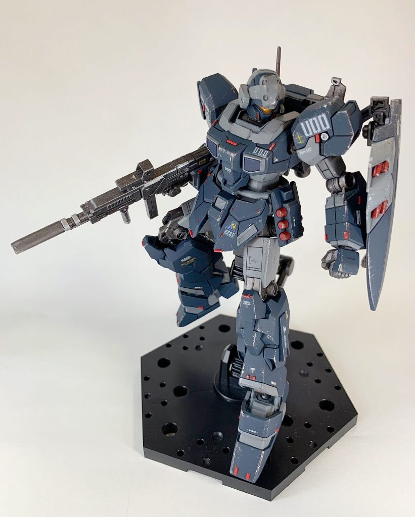 HGUCジェスタ　水性ホビーカラーで筆塗り塗装–5枚目/制作者：@praZo001