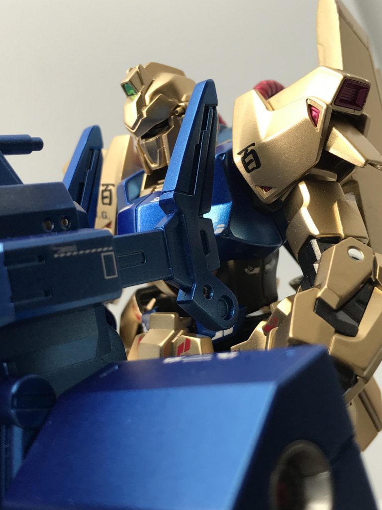 HGUC百式&メガバズーカランチャー–2枚目/制作者:@GunpLiver