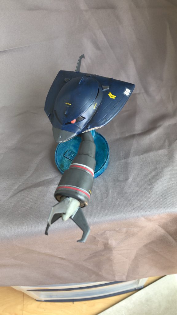 水溶きアクリル　筆塗り