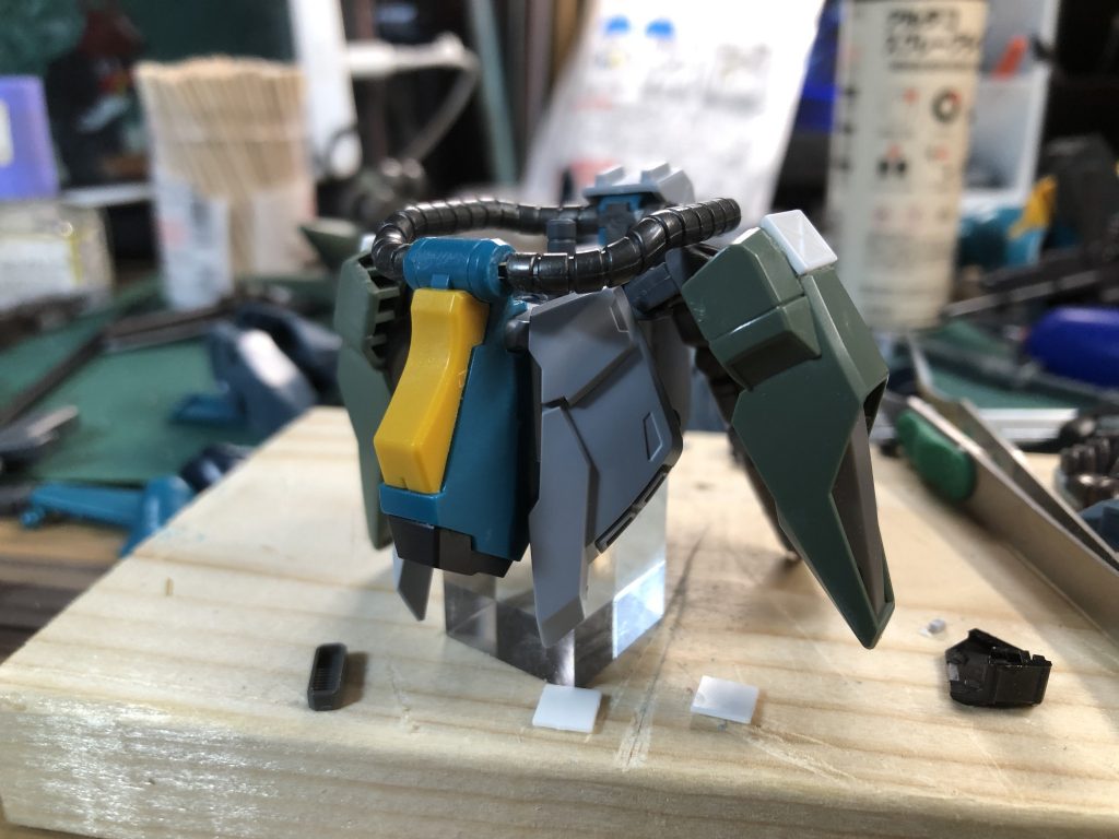 一番頑張ってミキシングした腰回り