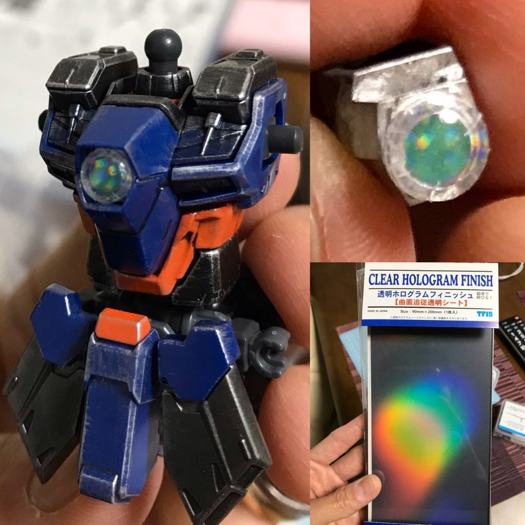 透明ホログラムフィニッシュ貼ってます。
正直、言わないと誰も気づかないです。