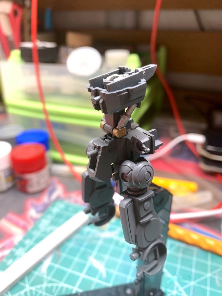 ガンダムフレーム＋ダブルオーガンダムのお腹