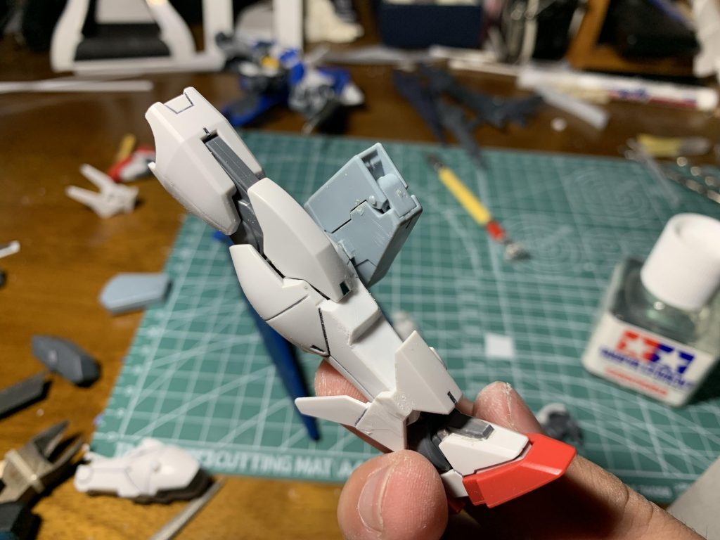 脚部。作り方は他の方のものを参考に自分好みにアレンジ。