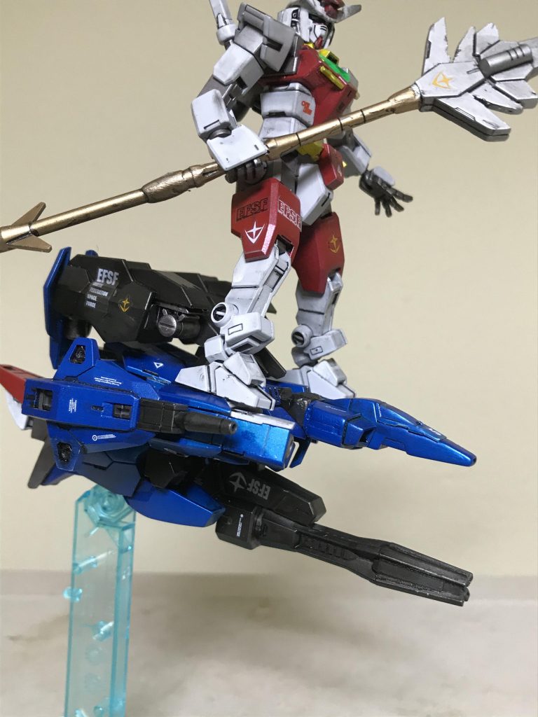 ペガスⅢは アースアーマーとジュピターアーマーとミキシングして制作しました。
また 他のパーツは 自宅にあった 余剰パーツを 使用しました。