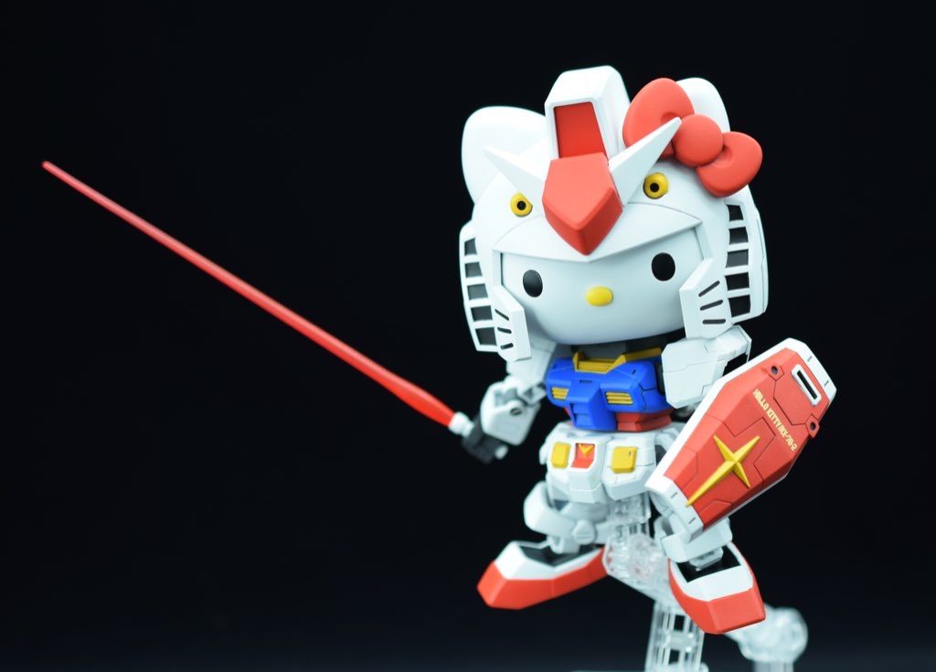 ハローキティ/SDEXガンダム–4枚目/制作者：チキン　ユウ