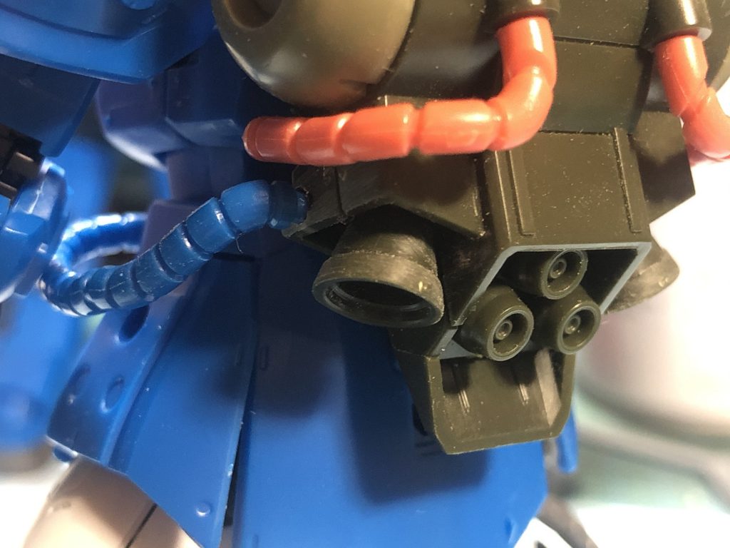 動力パイプの接続完了