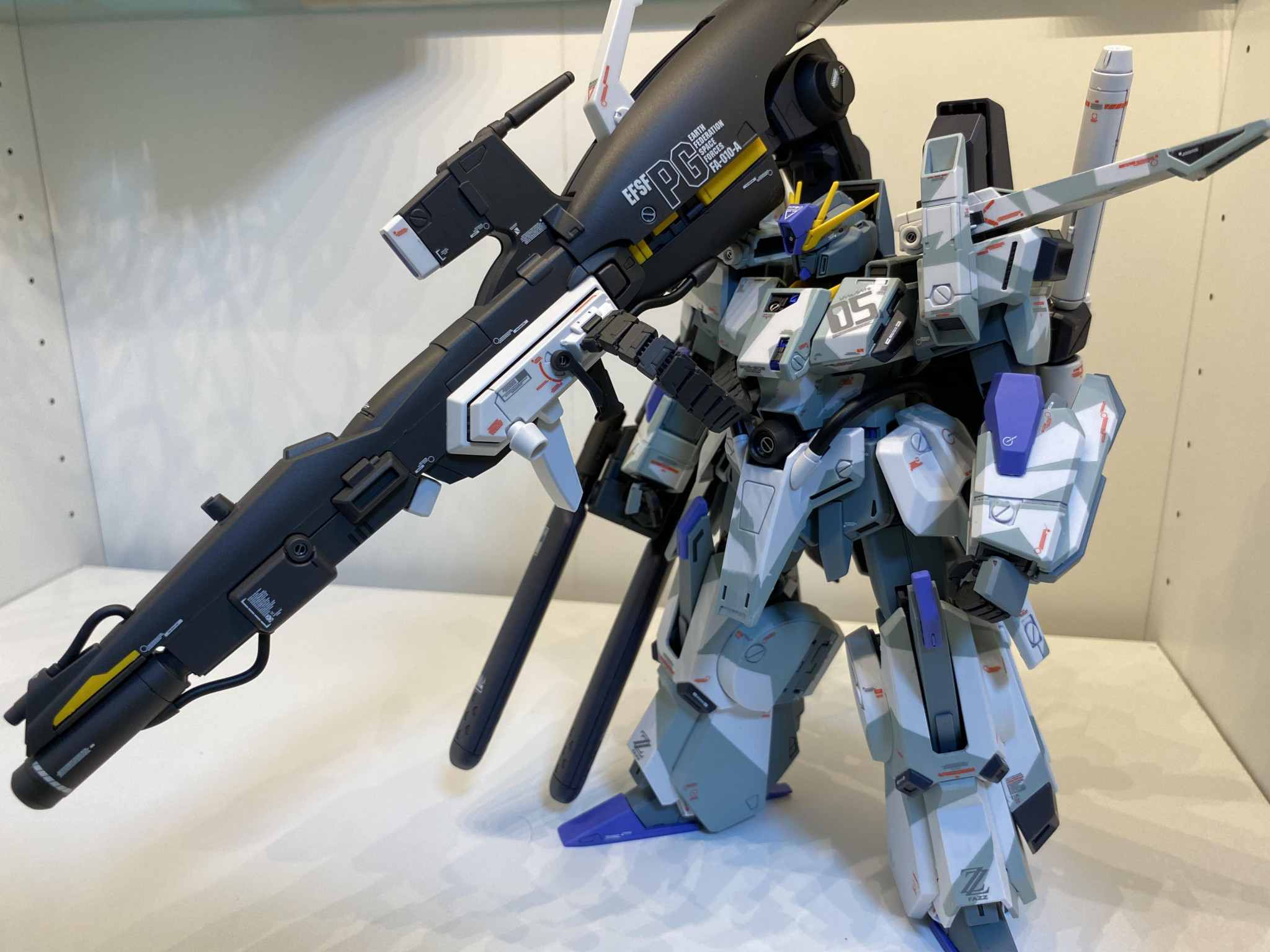 MG FAZZ ver Ka スプリッター迷彩仕様｜makkinoboさんのガンプラ作品｜GUNSTA（ガンスタ）