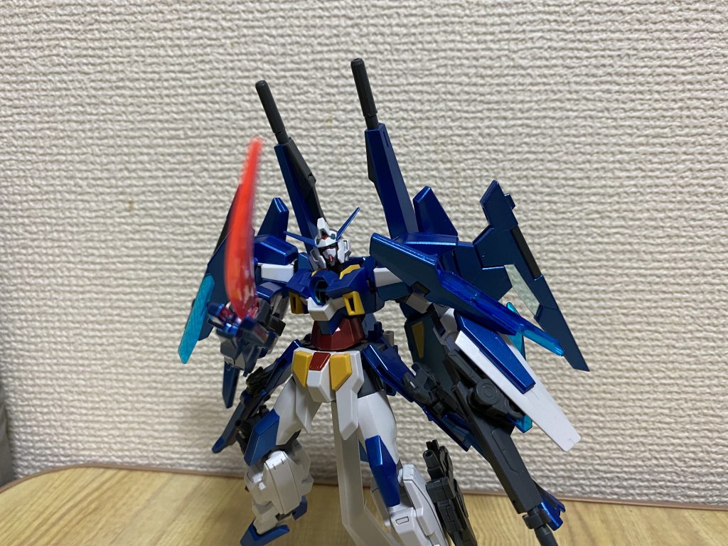 ダブルバレットのツインドッズキャノンを組み合わせたのでライフル外せます。