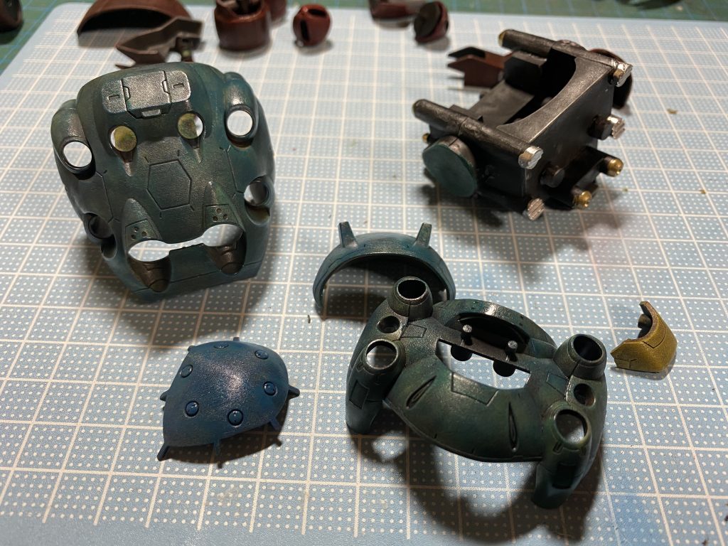 塗装はいつもの重ね塗り