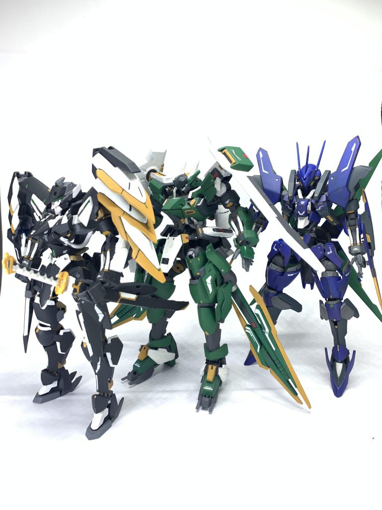 オリジナルヴァルキリアフレームの3体