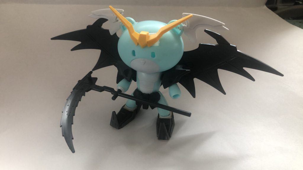 ある程度完成

足はSDEX側の受け口を削り取ってプチッガイのつま先を接着