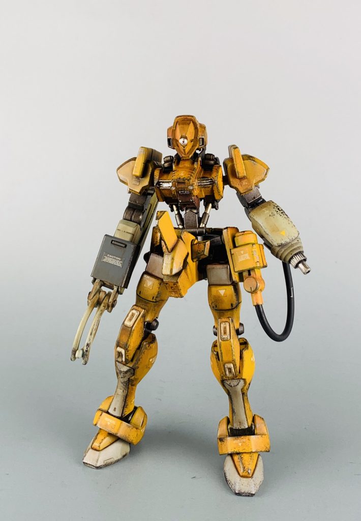 ジャンクパーツをどうにかして利用できないかと考えた結果作業用MSになりました。