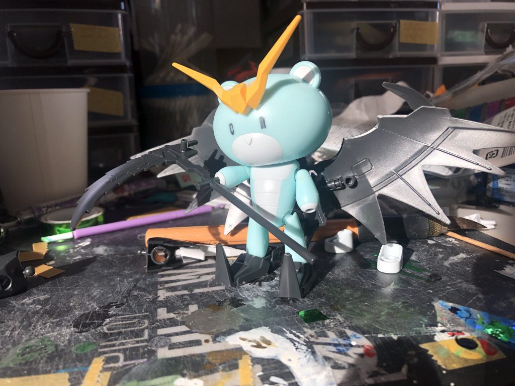 まずは仮組み、この時点で殆ど完成系は見えてしまいました