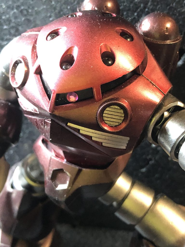 モノアイは100均のラインストーンです^ ^