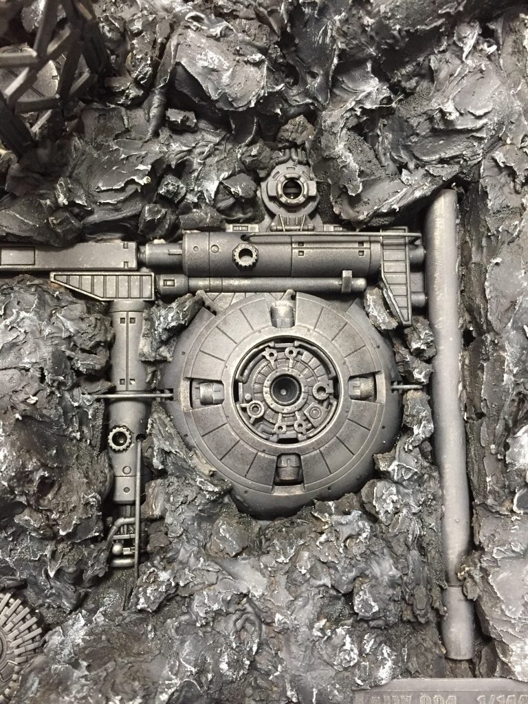 台座には主に1／100ボールのパーツを使用しています。