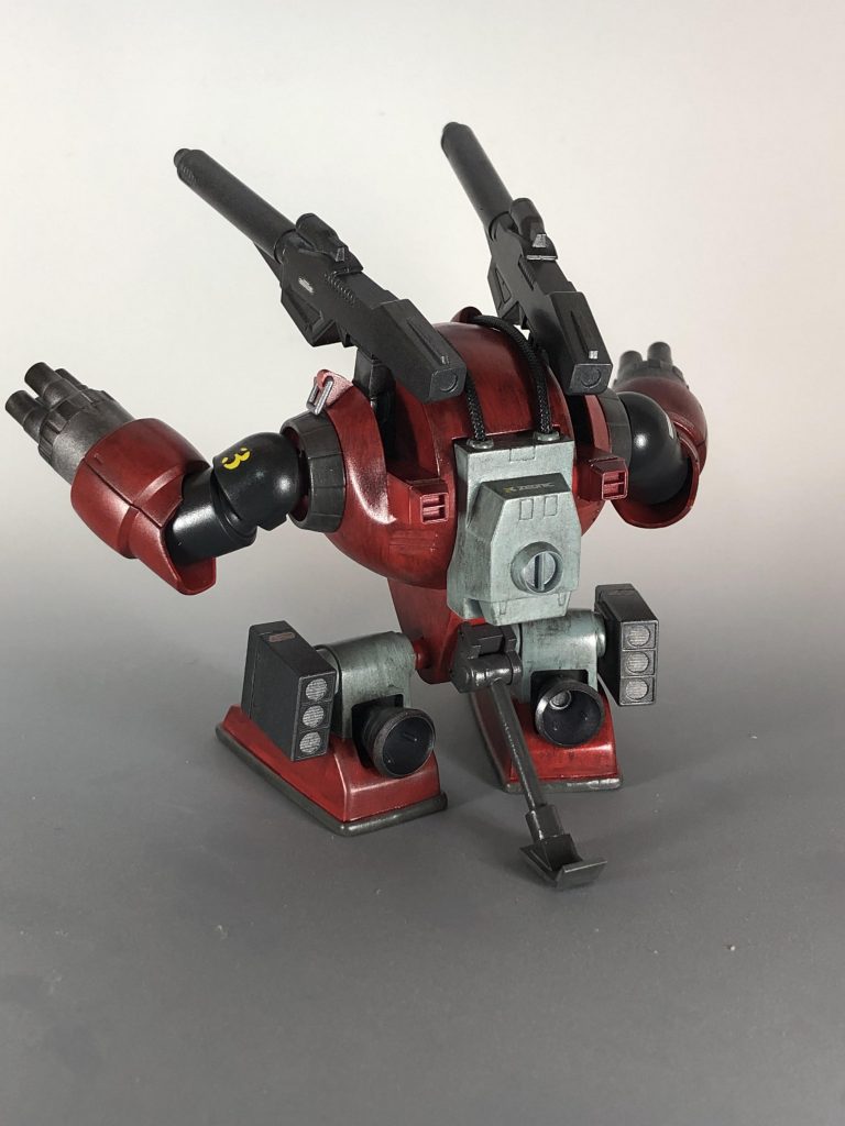 アウトリガーはコトブキヤパーツとプラ板の組み合わせ。