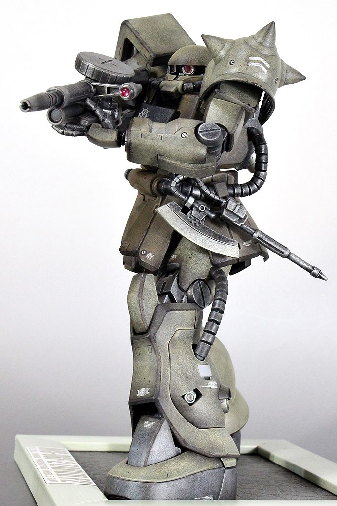 #MG MS06F2ザク#ウェザリング#鋳造表現–4枚目/制作者：matever1.5 まてや