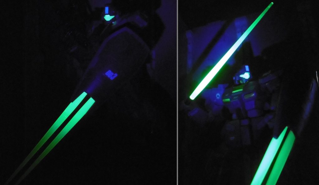 幻の５本目と同時使用で、ブラックライト反応も映える？