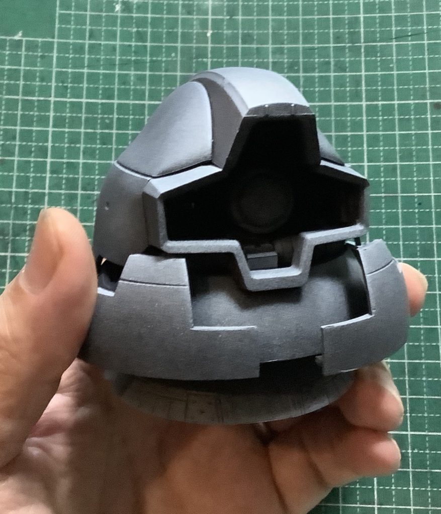 ガシャポンドムにサフ吹き