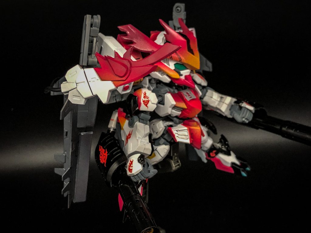 テイルブレードも炎風に少し改良を加えて見ました( ´ ꒳ ` )ﾉ