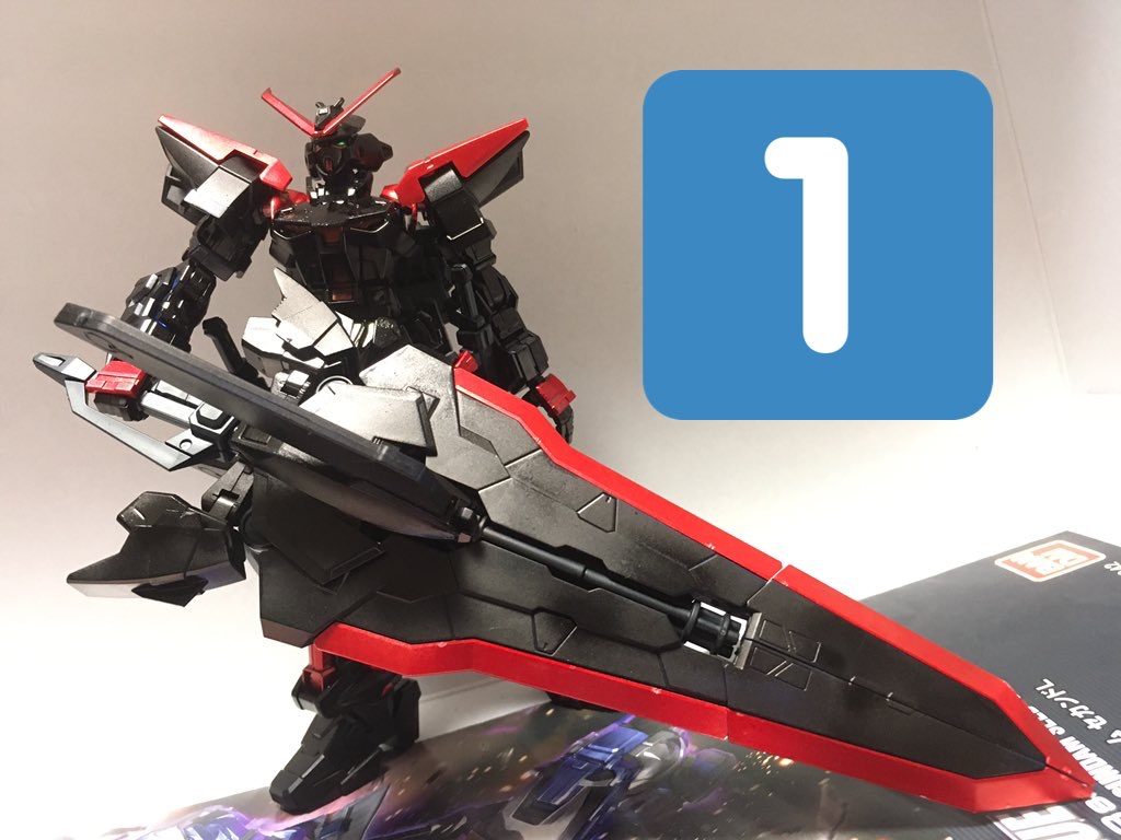 ①バラしてから、ガンダムマーカーで塗装！