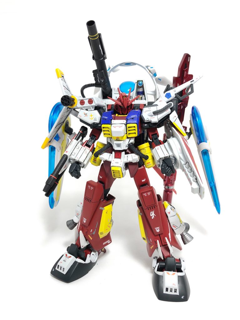 これがパーフェクトの名の元に全てを合わせたガンプラ、その名も*パーフェクトガンダム・ルーツ*！！


根源であるパーフェクトガンダムⅠをモチーフに、
パーフェクトストライクガンダム
Gセルフ・パーフェクトパック
を組み合わせた正に「完璧」のガンダムである！