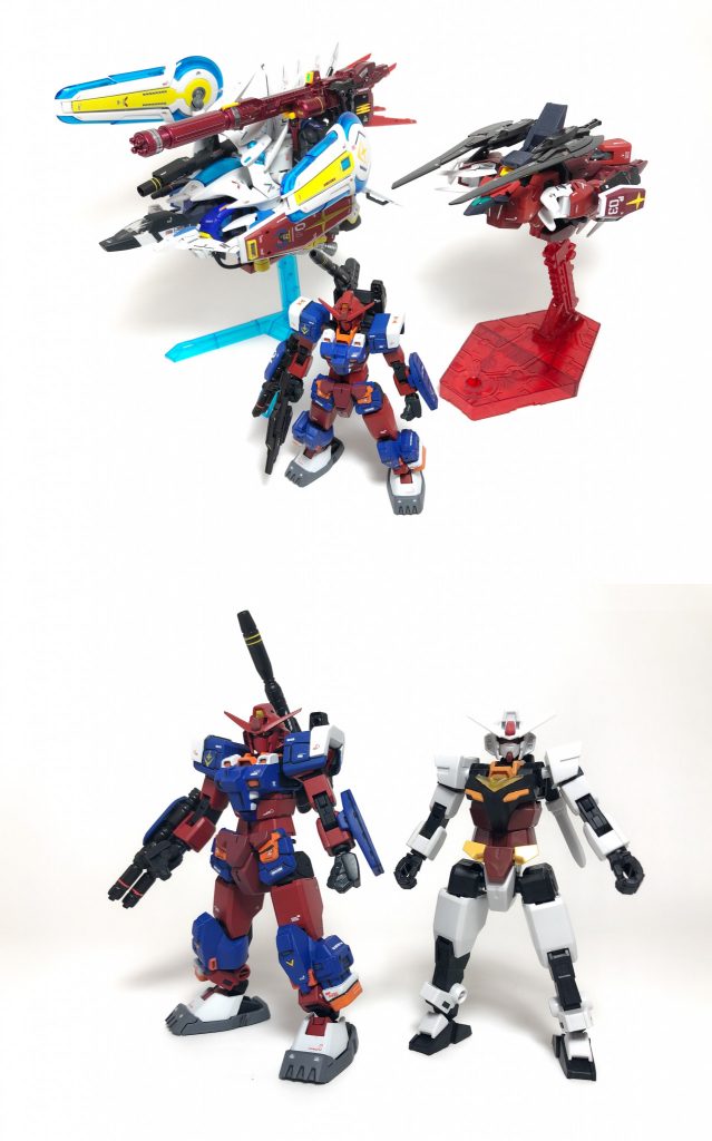 ・全装備ディスプレイ
・ノーマルコアガンダムとの比較