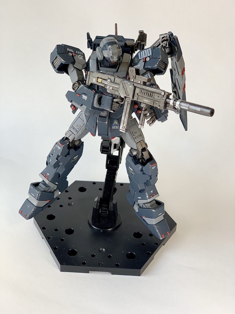 HGUCジェスタ　水性ホビーカラーで筆塗り塗装–4枚目/制作者：@praZo001