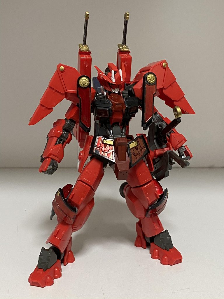 色はアスタロトと烈火武者頑駄無の色がさほど変わりないので部分塗装のみ