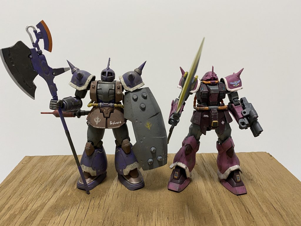 以前製作した、デッチ上げヴァッフシュナイドと共に！