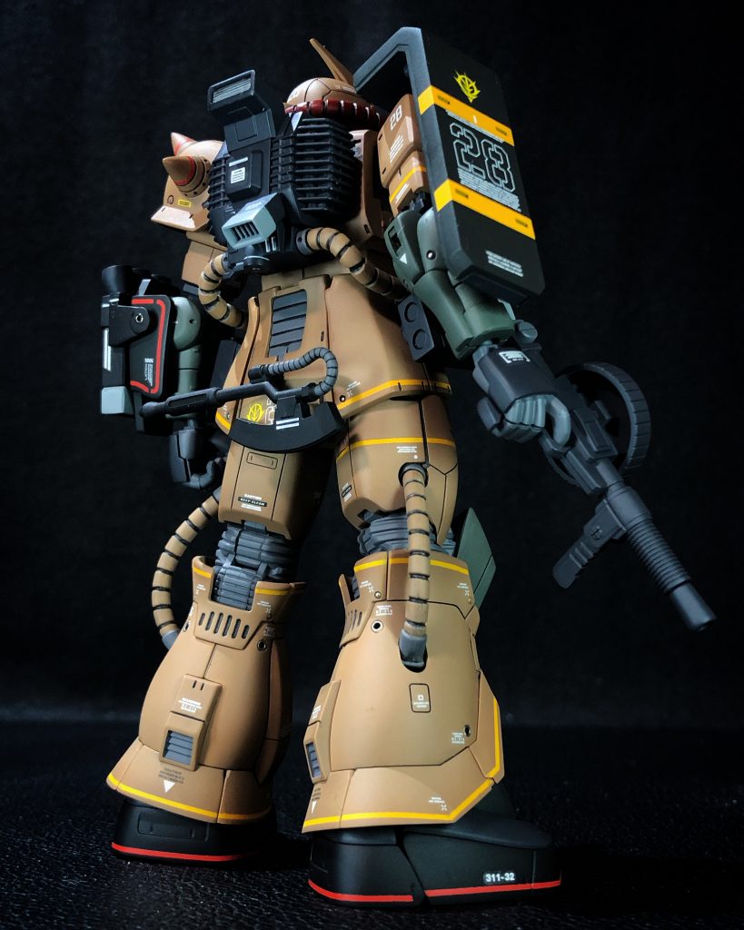 HG 1/144 MS-06D ザク・デザートタイプ–3枚目/制作者：aki_modeling_ig