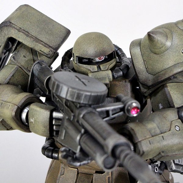 #MG MS06F2ザク#ウェザリング#鋳造表現