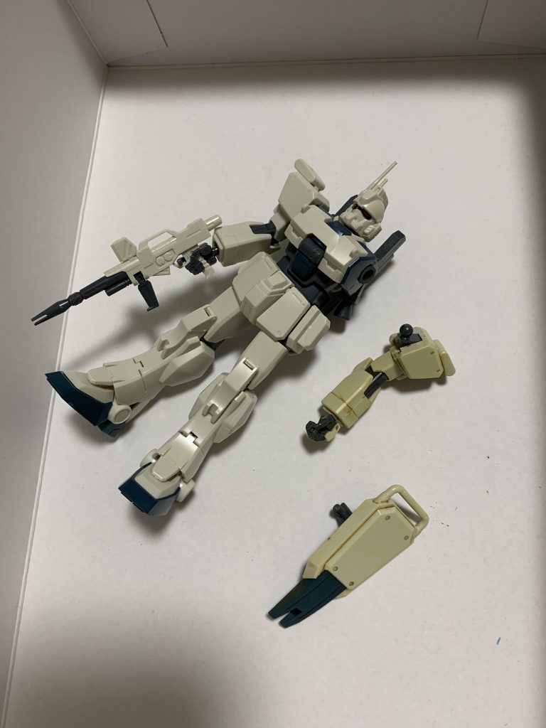 素組みの状態から塗ってイメージしてた以上に色がガラっと変わったので驚きました。