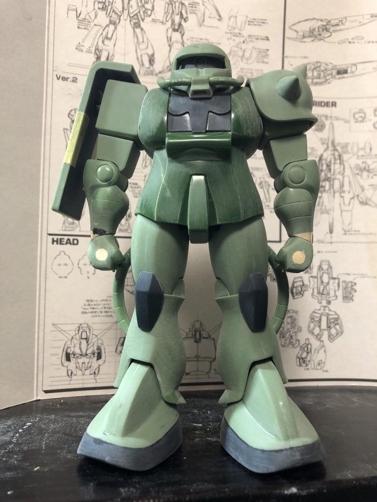 1/100  量産型ザク　旧キット–2枚目/制作者：Ok-Ⅱ