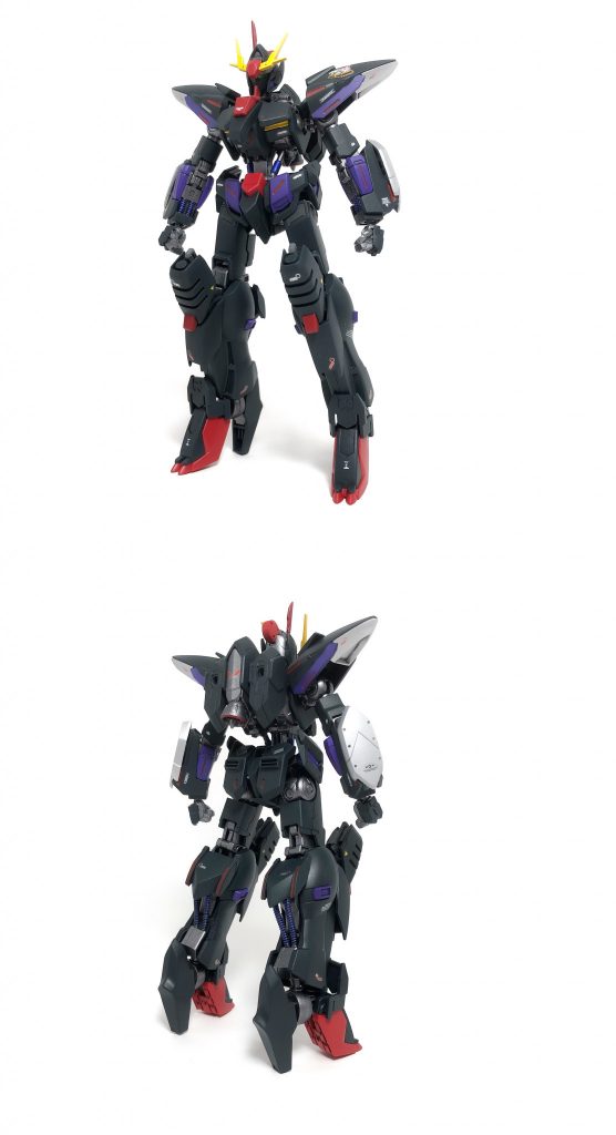 正面・背面細部こそ違えどバルバトスと同パーツを取り付けている。厄祭戦時のデータは殆ど残されていないがバルバトスと性能は互角とされバルバトスは汎用性、ボティスは情報処理に長けた性能だったとされる。