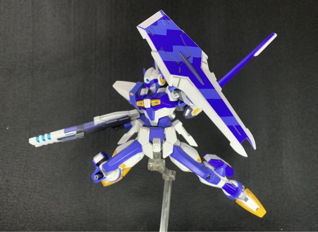 今回もシールドはスプリッター迷彩。