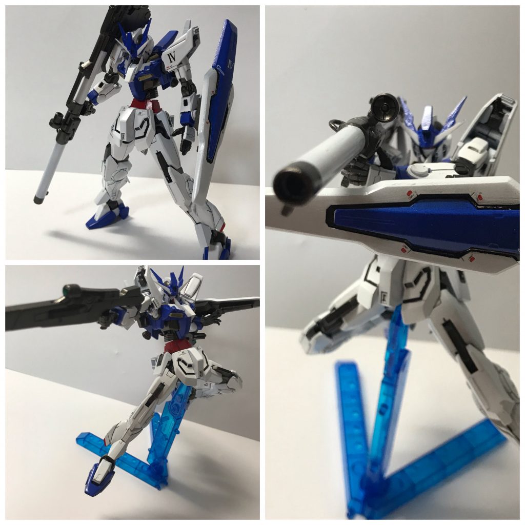 バズーカとビームライフルで！！

ガンダムを意識しているので素の装備はバズーカ、頭部バルカン、ビームサーベル、ビームライフル、シールドといった装備になっています。