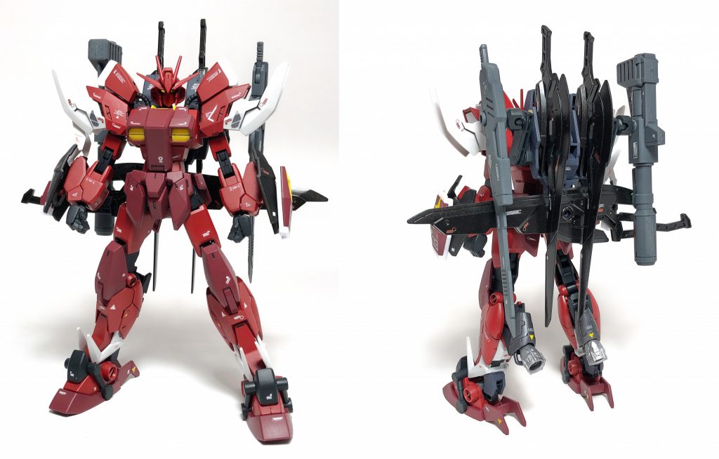 *レッドウォーリア・マルス*！！

狂四郎のパーフェクトガンダムⅢであるレッドウォーリアをモチーフにマーズフォーガンダムをビルドしている

近接戦闘メインのマーズフォーガンダムにレッドウォーリアの機動性をプラスし戦場を縦横無尽に駆け回る！
