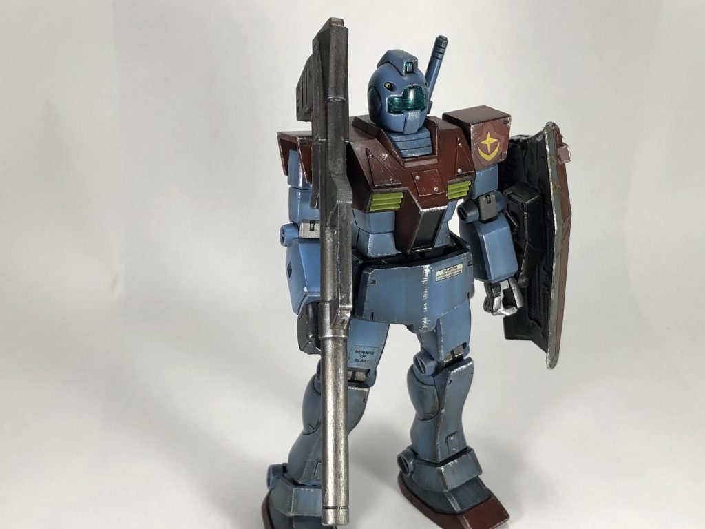 ドライブラシが目立つ感じに撮りました