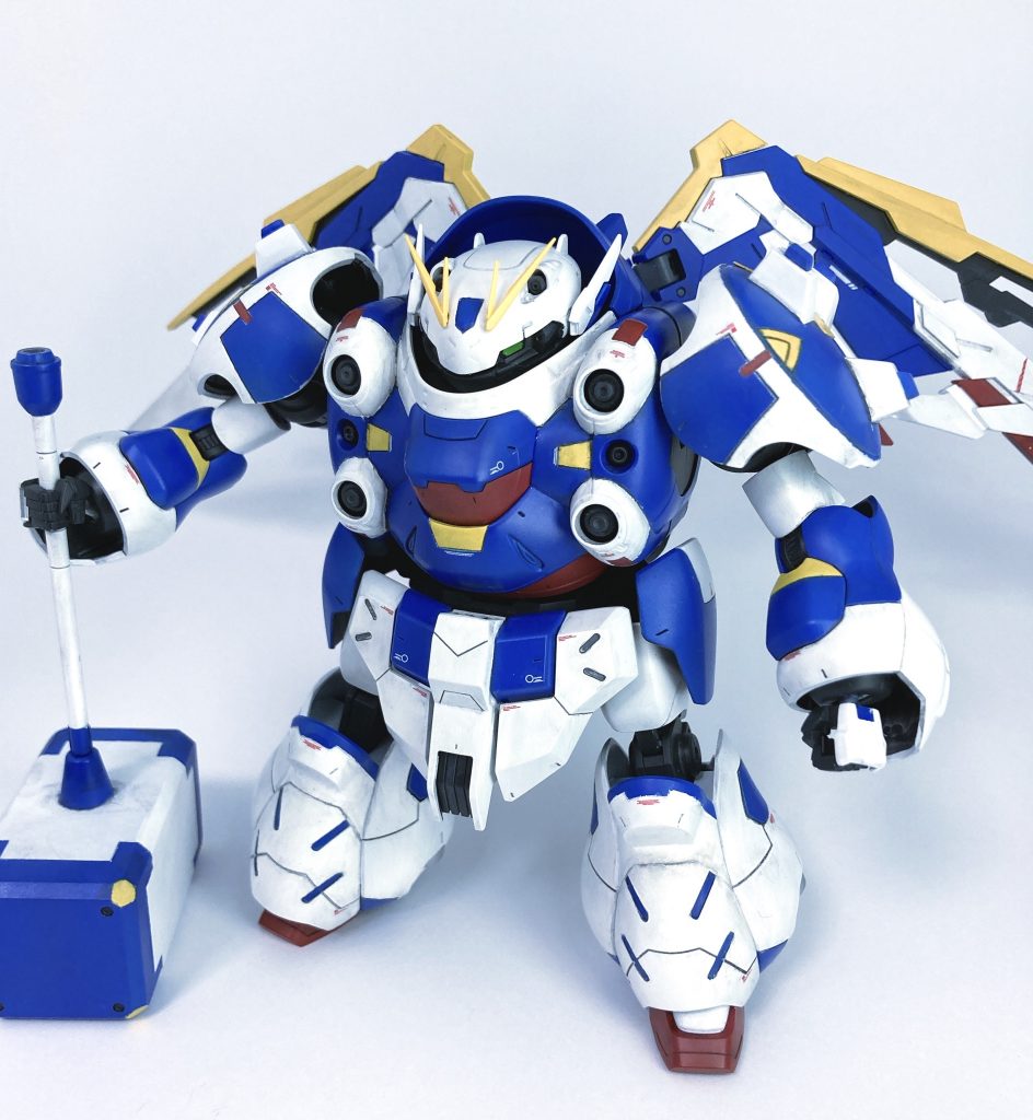 長物とか大きめの武器はこういう持たせ方したくなります笑
どっしりとした力強い感じで、好きなポーズです😁