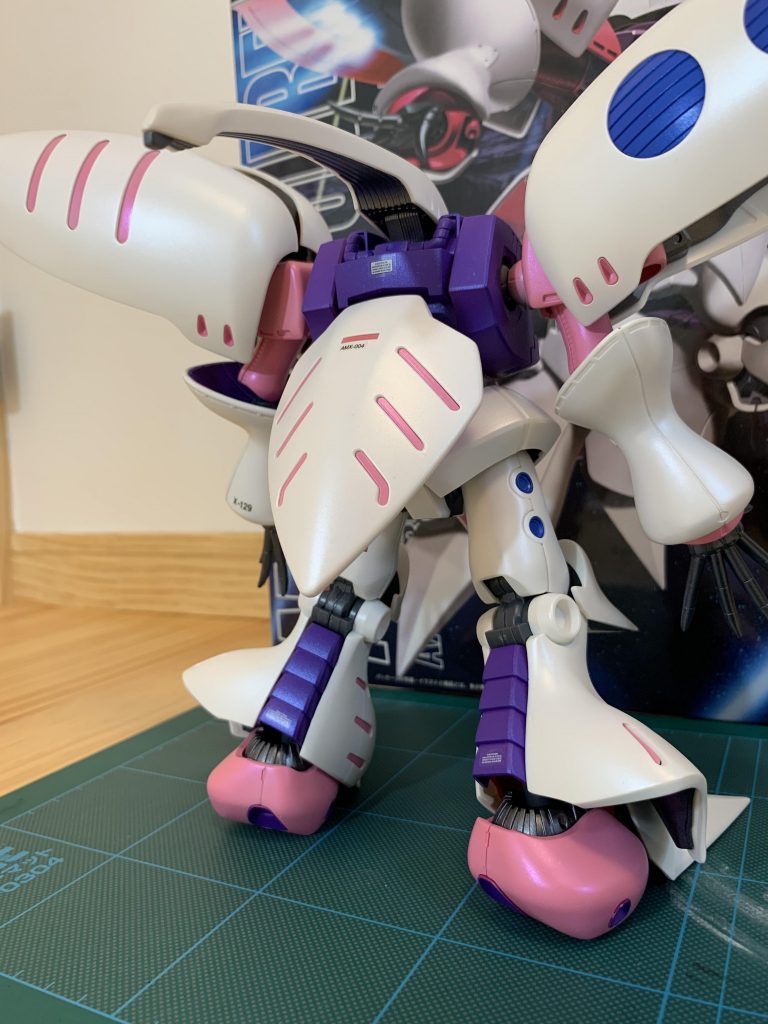 背後から
お気楽派なので表面処理＋全塗装だけで仕上げました