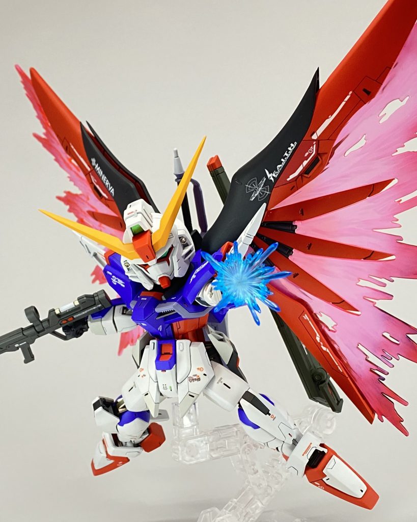 ビームエフェクトは、グラデーション塗装をしています。