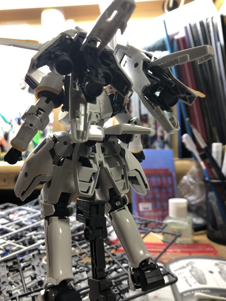 バーニアを付けた瞬間，感動と衝撃で気絶しそうになりました