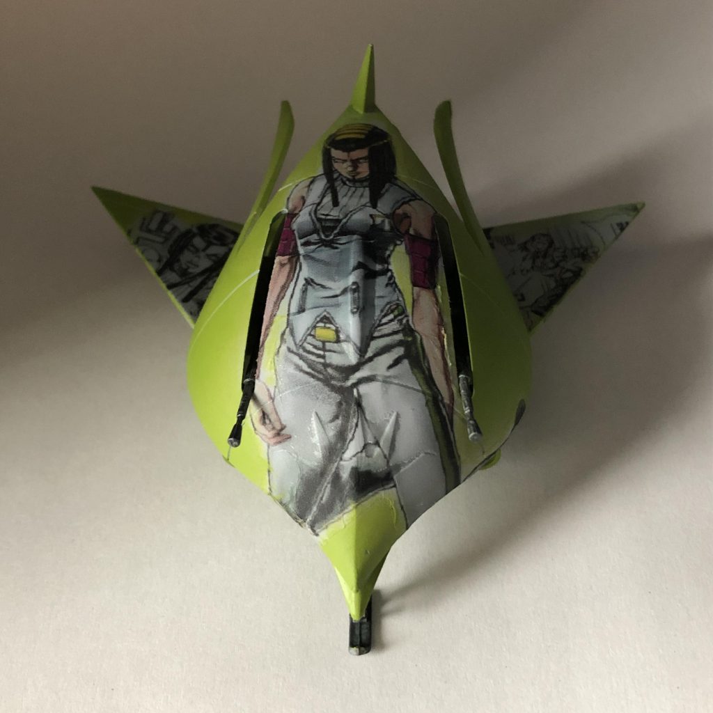 描けないんでシールです