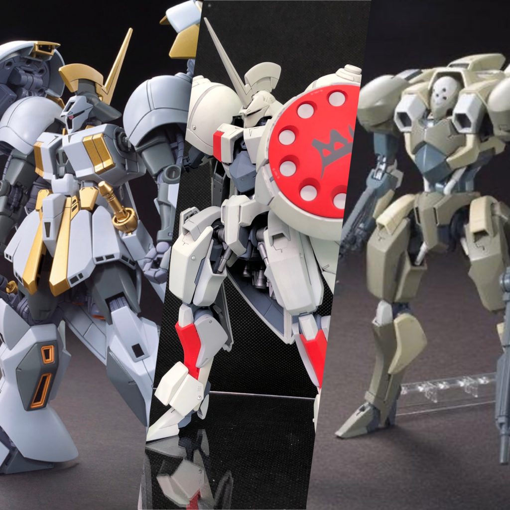 改修元キット二つとの比較
両キットの特徴的ないいとこどりしつつ、全高の違いを解消するようにバランスを調整しています。