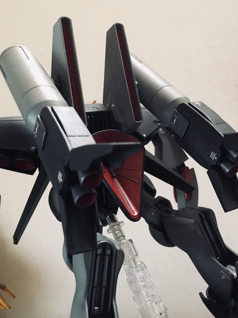 バイアランカスタムの増設ブースターのみ移植。
UC0088〜0090頃をイメージしています。